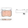 Image de TRW GDB2144 Jeu de plaquettes de frein préparé pour l'indicateur d'usure, avec accessoires