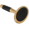Image de Brosse pour chien slicker Zolux Bambou Beige 10,5x5x17 cm 470864