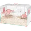 Image de Cage pour rongeurs Zolux Panas Rose 50 cm 205690ROS