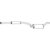 Image de BOSAL 288-203 Silencieux Intermédiaire