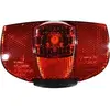 Image de Éclairage arrière fixation porte bagage 80mm Axa Dynamo Ray Noir TU 467047