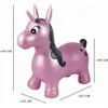 Image de Licorne Sauteuse Gonflable Rose Violet