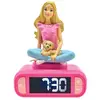 Image de Réveil Avec Veilleuse Barbie En 3d Multicolore