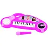 Image de Piano Électronique Barbie Avec Effets Lumineux Et Microphone Rose
