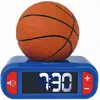 Image de Réveil Avec Veilleuse Basketball En 3d Multicolore