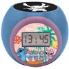 Image de Réveil Projecteur Stitch Avec Fonction Alarme, Veilleuse, Écran Lcd, À Piles Multicolore