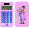 Image de Calculatrice De Poche Barbie Avec Couvercle De Protection, Fonctions Classiques Et Évoluées, À Piles Et Solaire Rose