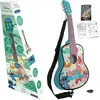 Image de Guitare Acoustique Stitch - 6 Cordes Nylon, 78 Cm, Guide Apprentissage, Médiator, Sangle Violet