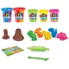 Image de Kit De Dinosaures En Pâte À Modeler Malléable Et Fluorescente Multicolore