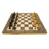 Image de Jeu D’échecs Magnétique Pliable En Bois Marron