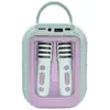 Image de La Reine Des Neiges Karaoke Bluetooth Avec 2 Micros Sans Fil Multicolore