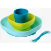 Image de Set Vaisselle 4 Pi ¨ces Silicone Bleu