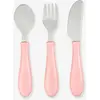 Image de Set 3 Couverts D'apprentissage Inox Old Pink