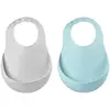 Image de Lot De 2 Bavoirs En Silicone Vert Aéré