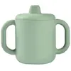 Image de Tasse D'apprentissage En Silicone Vert Sauge