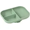 Image de Set Repas Compartiment © En Silicone Vert Sauge