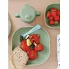 Image de Assiette silicone avec ventouse vert