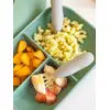 Image de Lot de 2 pr ©-couverts d'apprentissage 2e   ge en inox et silicone velvet grey