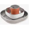 Image de Coffret-repas 3 pièces inox terracotta