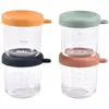 Image de Lot De 4 Portions Repas En Verre 250 Ml M ©lange Couleurs