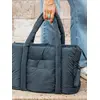 Image de Sac à langer Paris Puffy gris chiné