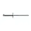 Image de DEGOMETAL - 100 Rivets aveugles éclatés Alu/Acier Tête Large 4.8X25 - 130 248 251