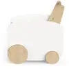 Image de Chariot Rangement Firmiana Blanc Mat / Bois