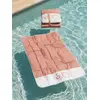 Image de Matelas De Plage Flottant 2 En 1 Rose Pâle
