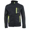 Image de Blouson Polarshell Garçon Ecanton Noir/jaune