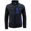 Image de Blouson Polarshell Garçon Ecanton Noir/bleu
