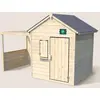Image de Cabane En Bois Enfant Avec Pergola Alpaga Beige