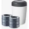Image de Poubelle Simplee + 6 recharges gris