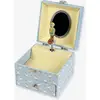 Image de Boîte À Musique Cube Le Petit Prince Et Le Mouton - Bleu Pâle