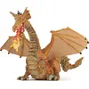 Image de Figurine Dragon Or Avec Flamme Beige