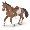 Image de Figurine Cheval De La Cavalière Fashion Hiver Marron
