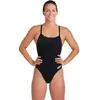 Image de Maillot de bain 1 pièce femme Arena Team Chanllenge Solid Noir 36 004766-550