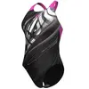 Image de Maillot de bain 1 pièce femme Arena Flow Noir 44 008935-580