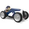Image de Petite Voiture De Course Rétro Bleue - Jouet Robuste Et Élégant En Métal, Bleu