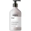 Image de L'Oréal Professionnel Shampoing éclat - Silver - Cheveux gris & blancs - 500 ml