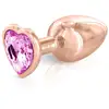 Image de Plug Anal Aluminium Bijou Coeur Gloria M