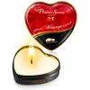 Image de Bougie de massage mini coeur noix de coco 35 ml