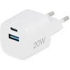 Image de Chargeur Secteur 2 Ports Usb-c 20w Et Usb 18w Edenwood Blanc