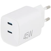 Image de Chargeur Secteur 2 Ports Usb-c Edenwood 45w Blanc