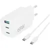 Image de Chargeur Secteur 3 Ports Edenwood 65w 1 Usb A 2 Usb C