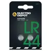 Image de Lot De 2 Piles Electro Depot Alcaline Lr44-v13ga