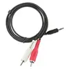 Image de Câble Edenwood Jack 3,5 / 2 Rca Noir 3 Mètres