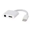 Image de Adaptateur Usb-c / Usb-c Et Jack Edenwood Blanc