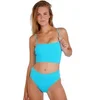 Image de Bas de maillot de bain femme Banana Moon Manha Scrunchy Turquoise XS MANHA SCRUNCHY-JAA14