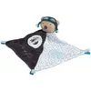 Image de Doudou Mouchoir En Velours - Lazare Bleu