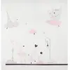 Image de Stickers Muraux Petite Souris En Papier - Lilibelle Rose